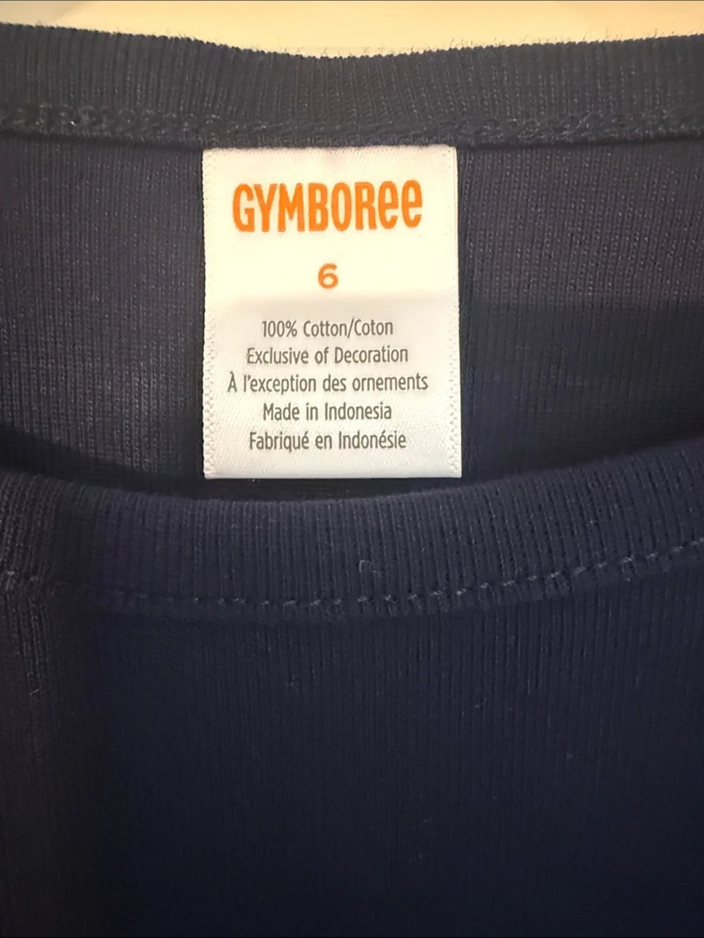 Gymboree Navy Tank Top with Red, White & Blue Sweet Treat Appliqués